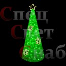 Светодиодная уличная елка "Снежная" 2.3 м Зеленая