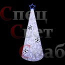 Светодиодная уличная елка "Снежная" 2.3 м Белая