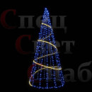 Светодиодная елка "Конус" 2 м Синяя