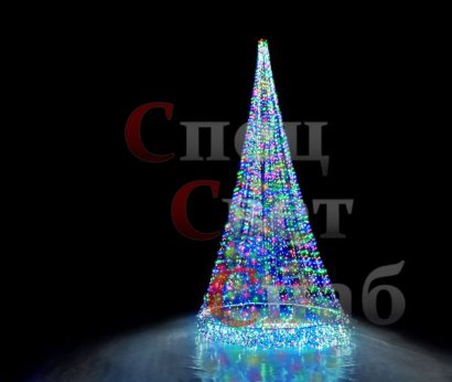 Уличная светодинамическая елка Разноцветная 4 м